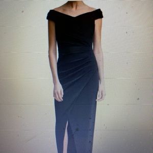 Calvin Klein, size 8, black evening gown. Worn once as Mother of the Groom dress